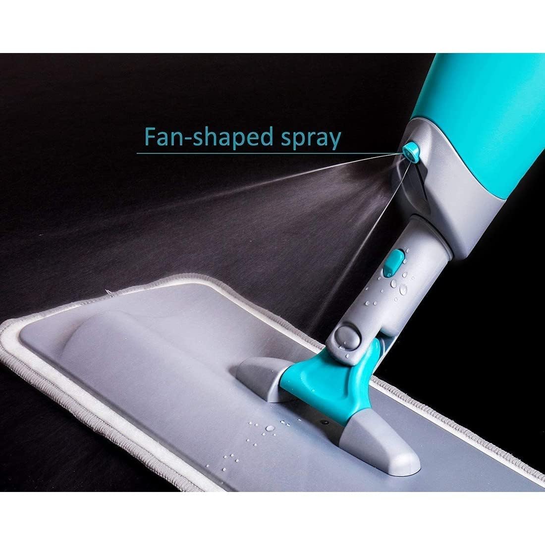 EffiDrops 360° Spray Mop with Washable Microfiber Pad | Easy Floor Cleaning