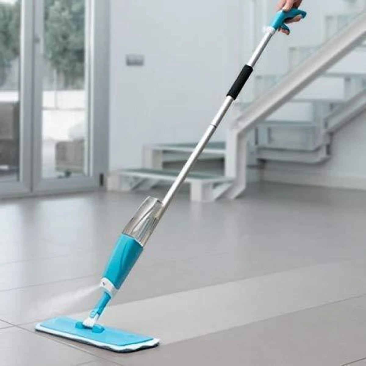 EffiDrops 360° Spray Mop with Washable Microfiber Pad | Easy Floor Cleaning