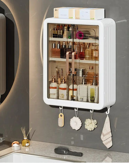 EffiDrops 3-Tier Wall-Mounted Bathroom Cabinet