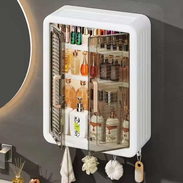 EffiDrops 3-Tier Wall-Mounted Bathroom Cabinet